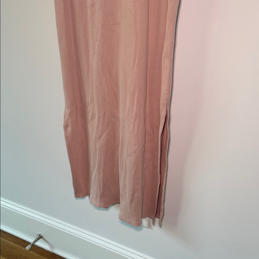rag & bone Ribbed Pink Maxi Tank Dress - Picture 3 of 4